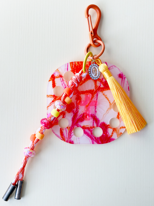 Holy Charm - orange marble