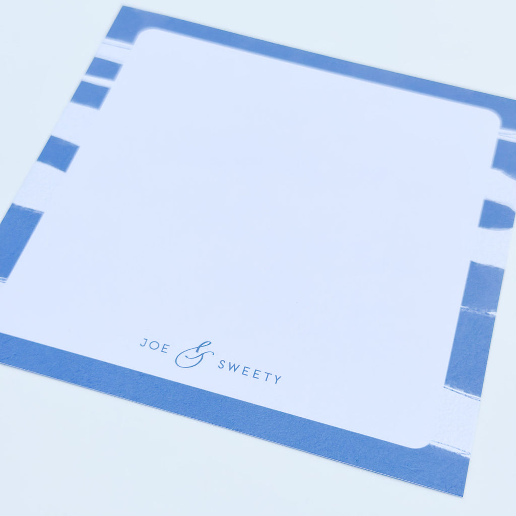 Coastal Brushstroke - Square Notecard & Envelope