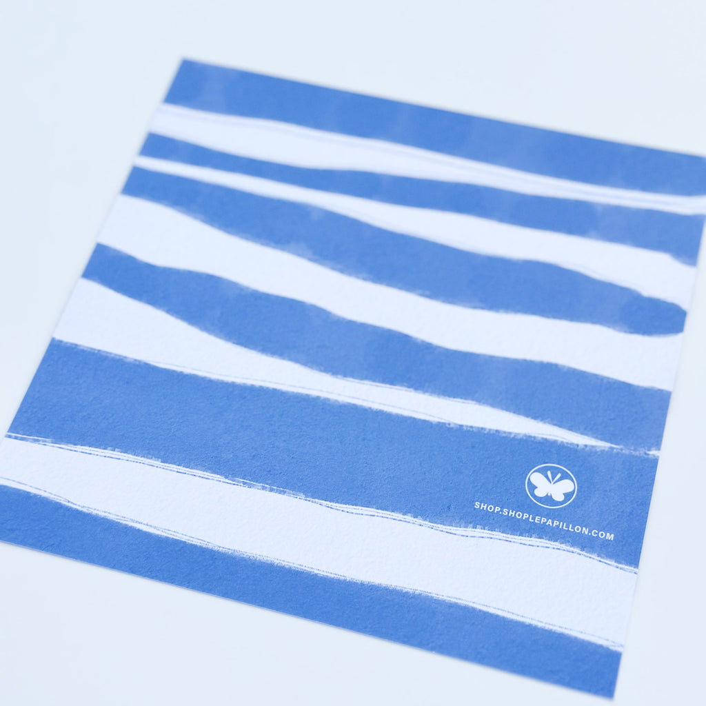 Coastal Brushstroke - Square Notecard & Envelope