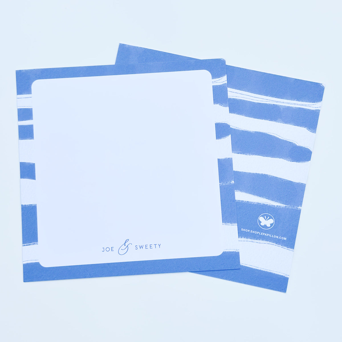 Coastal Brushstroke - Square Notecard & Envelope