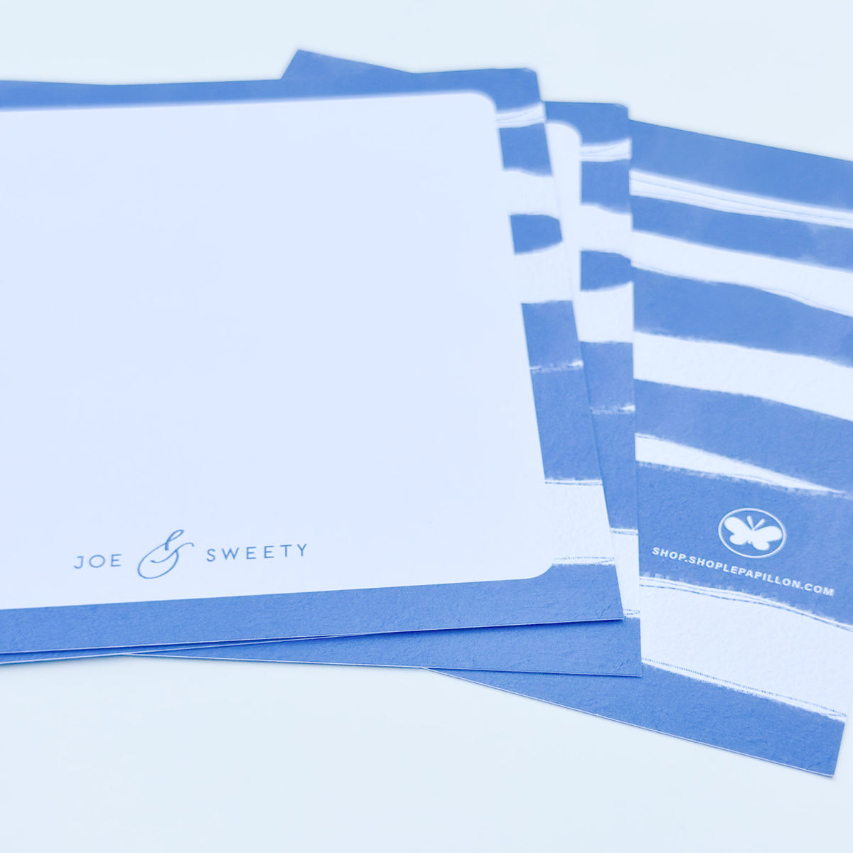 Coastal Brushstroke - Square Notecard & Envelope