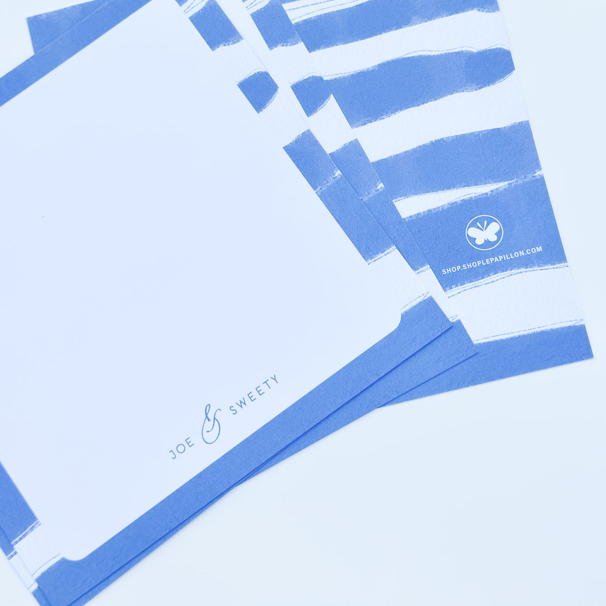 Coastal Brushstroke - Square Notecard & Envelope