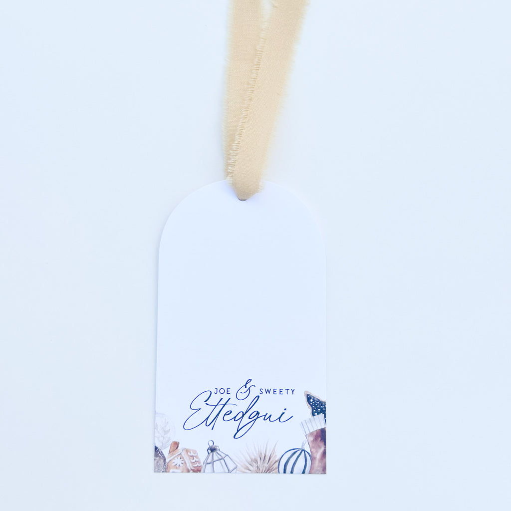 Cozy Boho Holiday - Arch Gift Tag