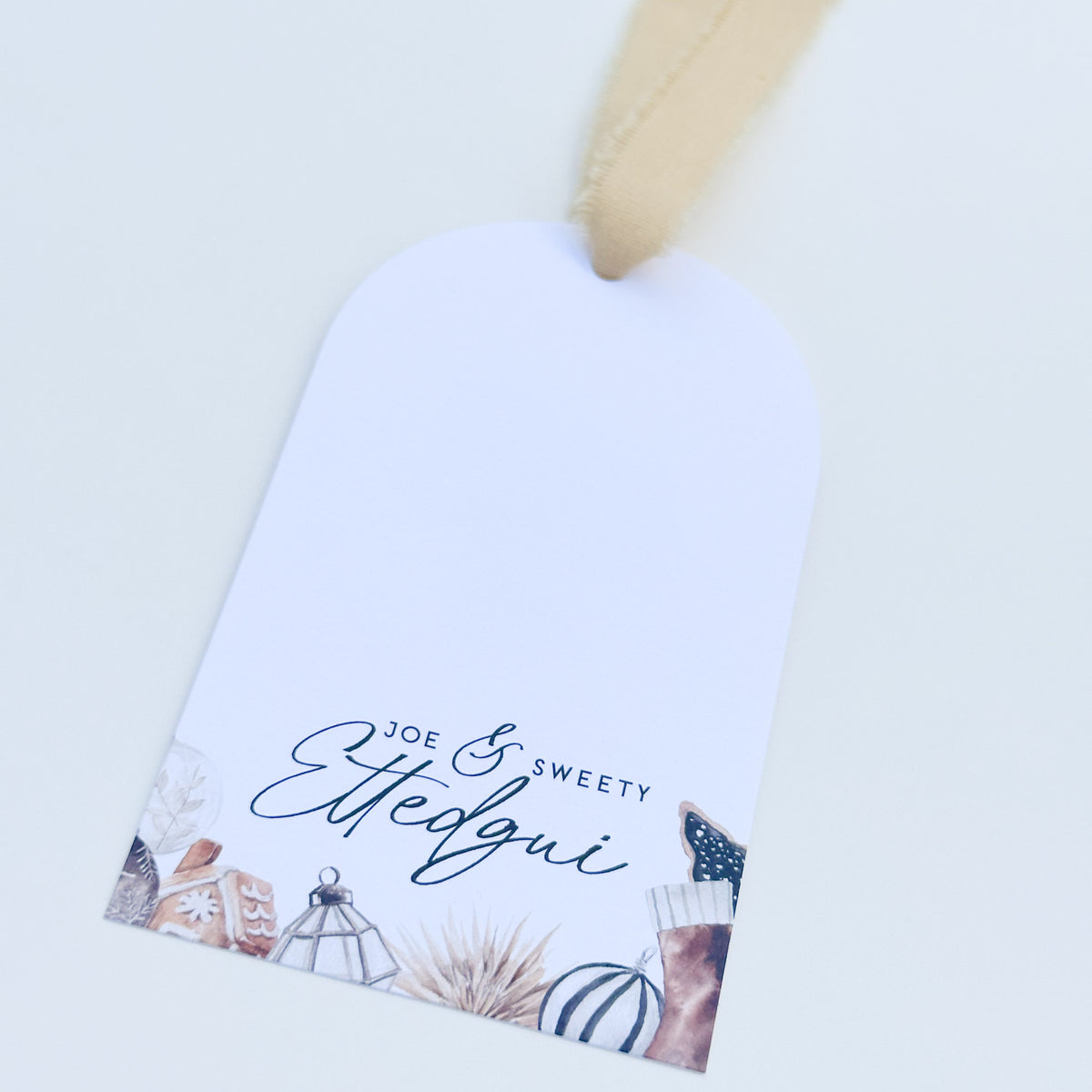 Cozy Boho Holiday - Arch Gift Tag