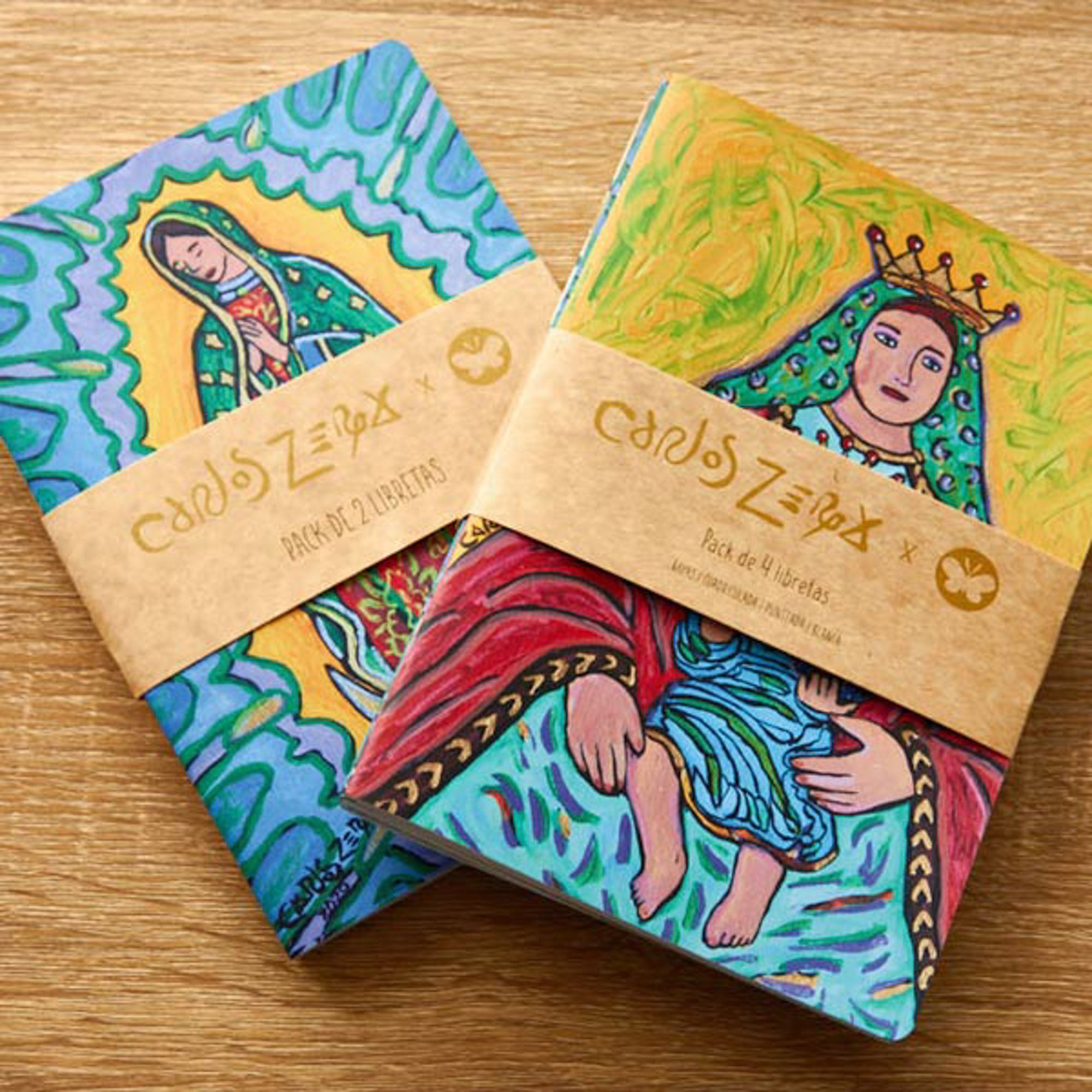 Our Lady Notebook Set – Art Series by Carlos Zerpa