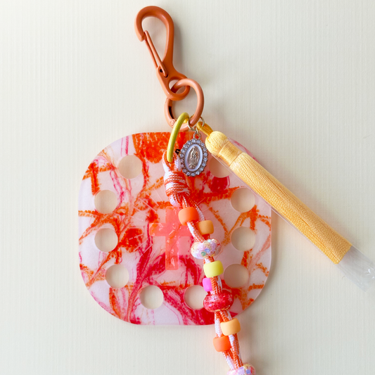 Holy Charm - orange marble