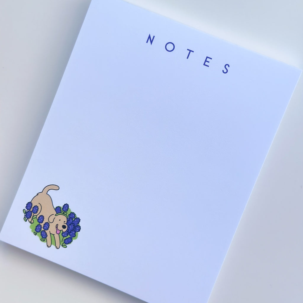 Marilu Bluebonnets - Desk Notepad