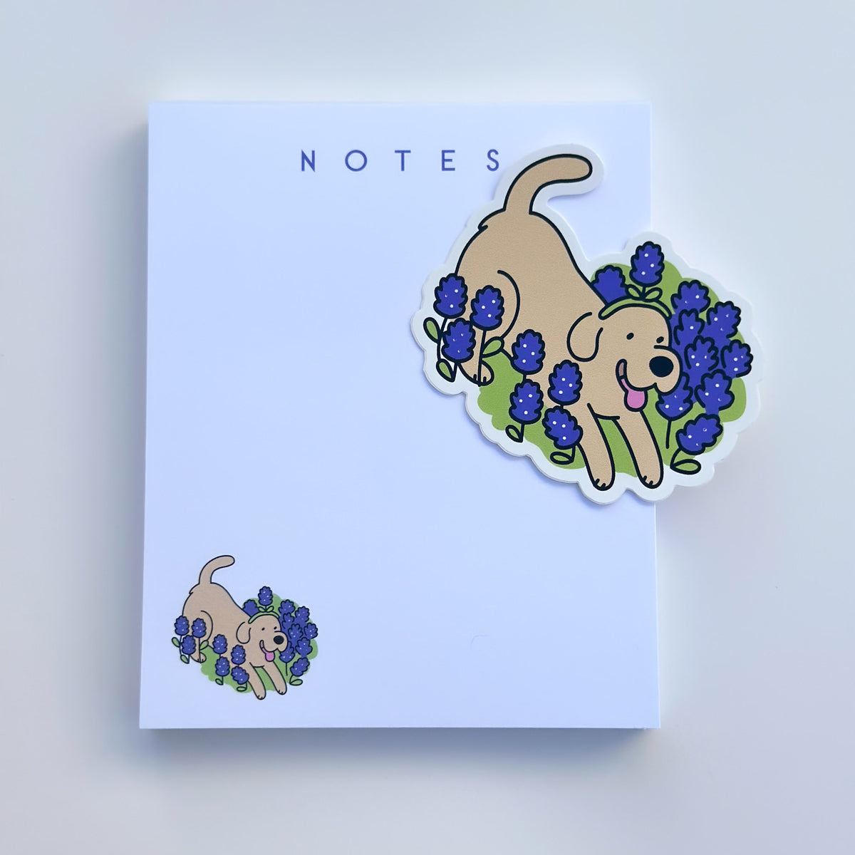 Marilu Bluebonnets - Desk Notepad