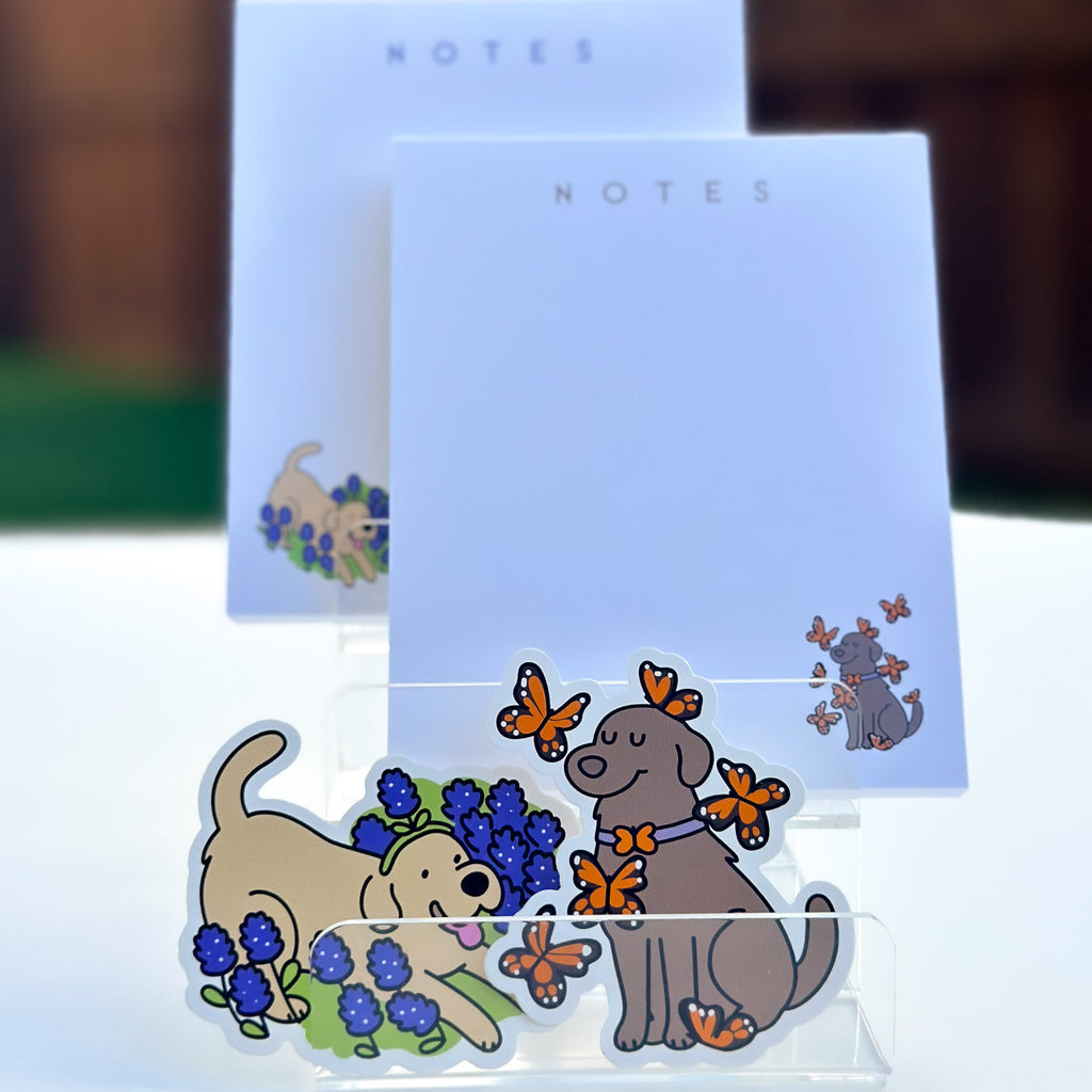 Marilu Bluebonnets - Desk Notepad