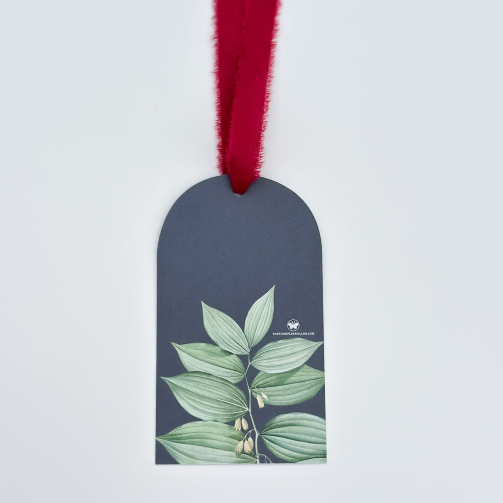 Botanical Midnight Rose - Arch Gift Tag