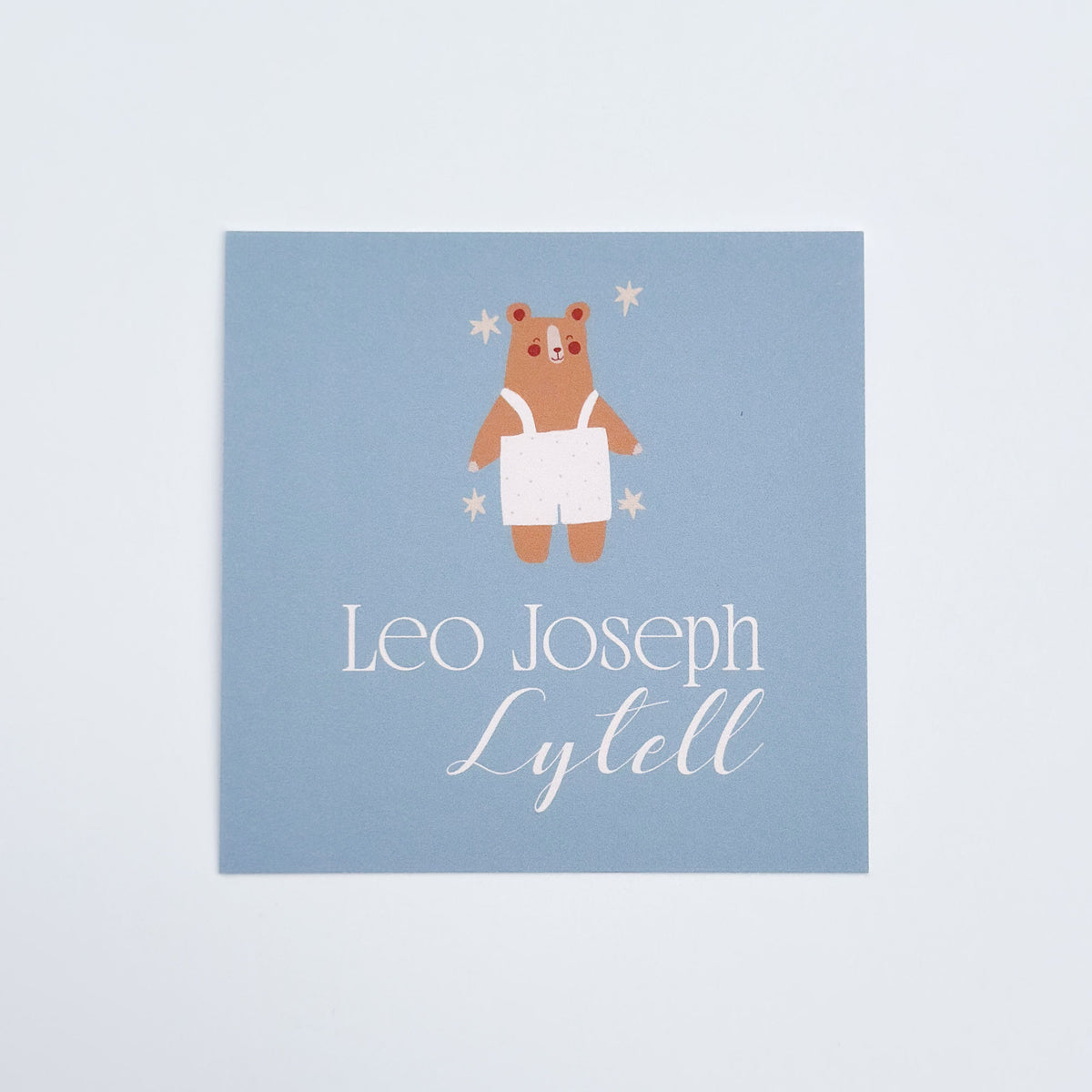 Baby Bear Square Card Set