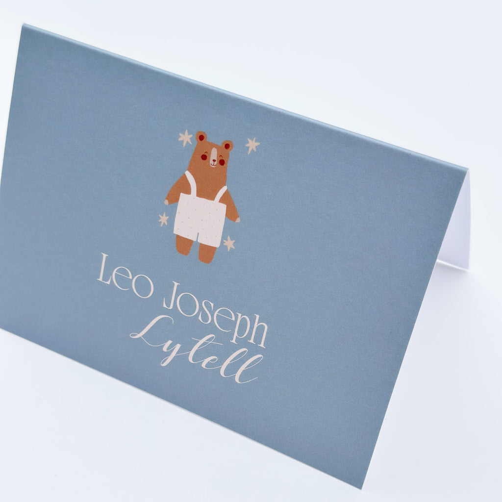Baby Bear Folded Notecard & Envelope