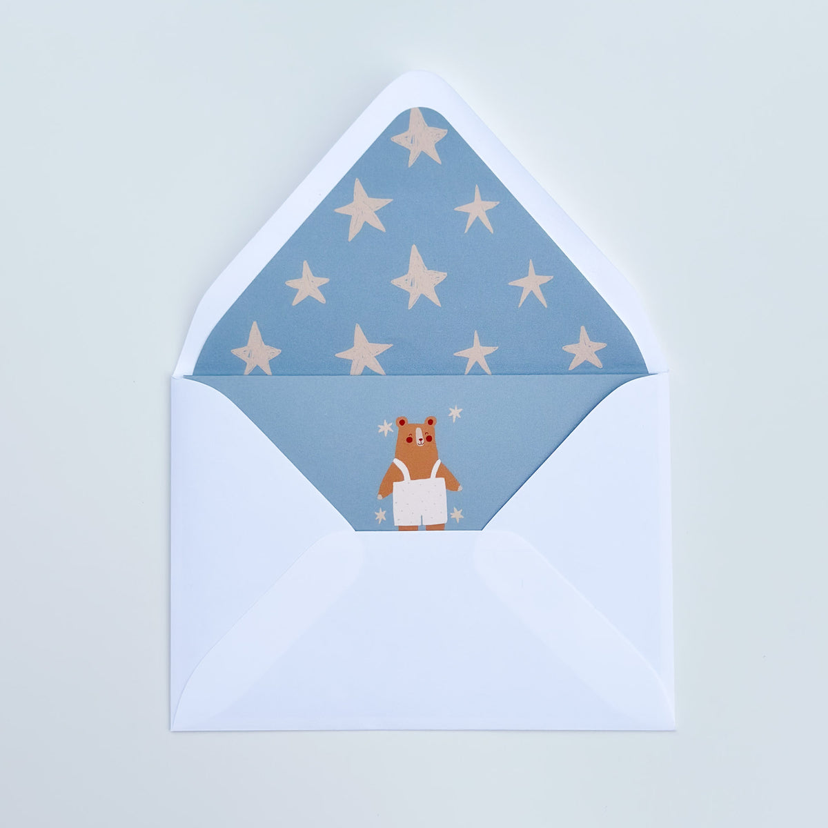 Baby Bear Folded Notecard & Envelope
