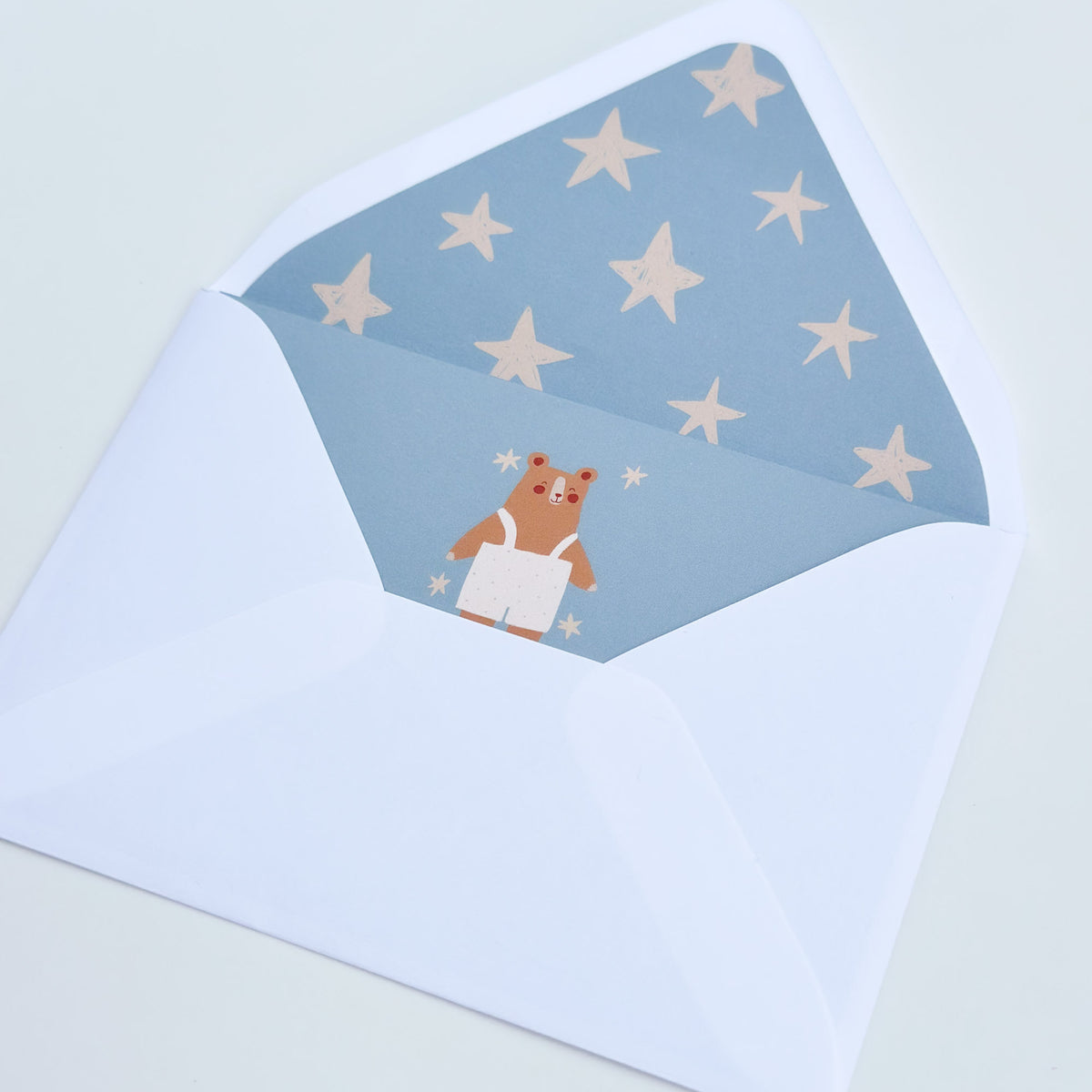 Baby Bear Folded Notecard & Envelope