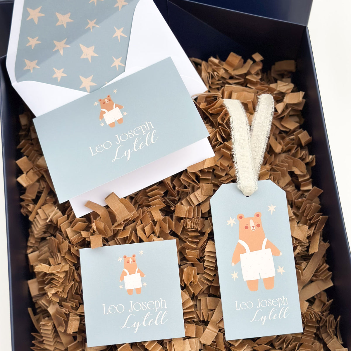 Baby Bear Square Card Set