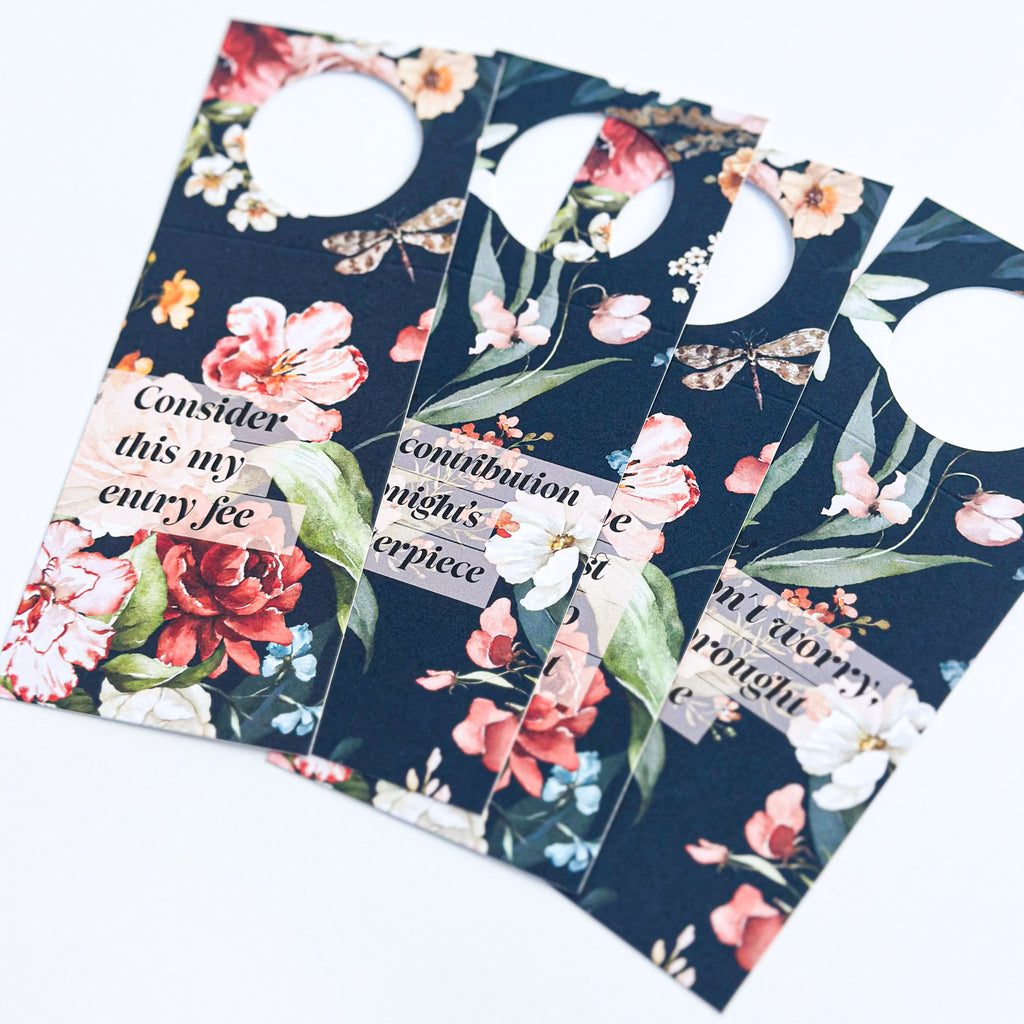 Botanical Garden - Wine Bottle Tag Set