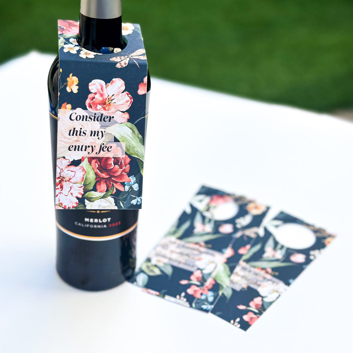 Botanical Garden - Wine Bottle Tag Set