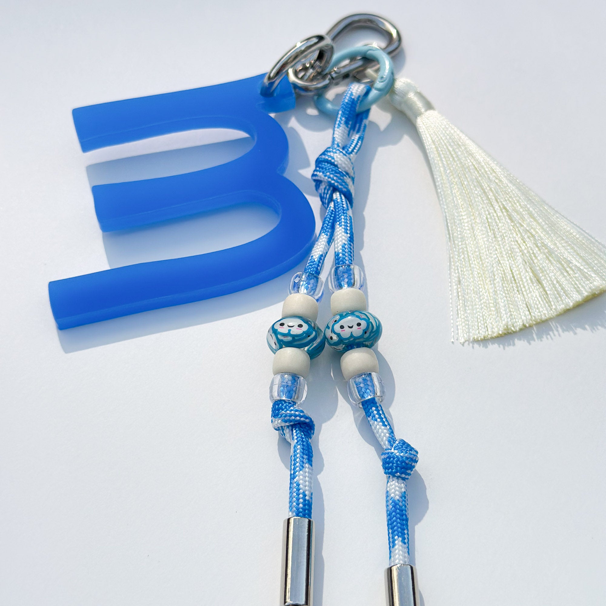 Letter Charm Blue
