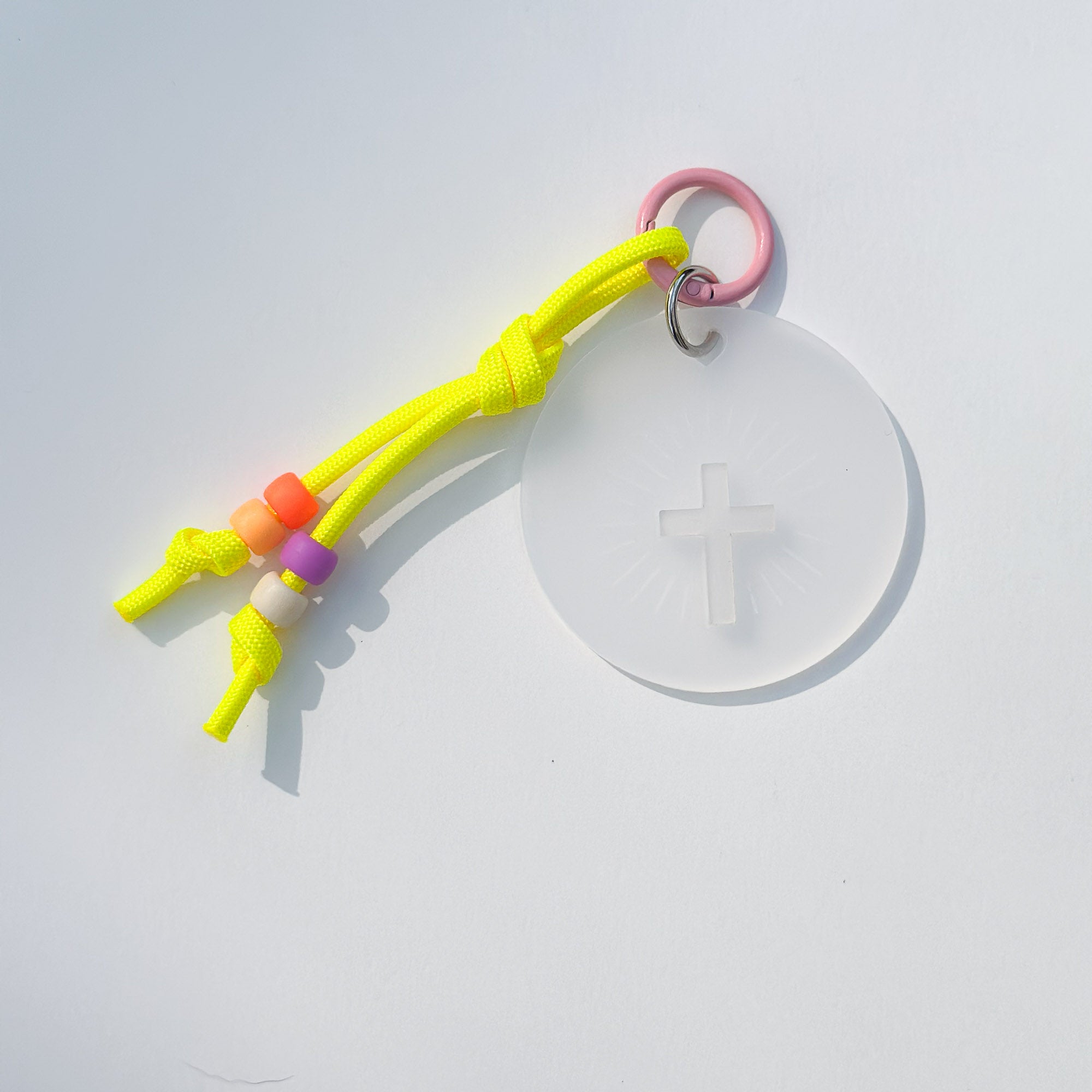 Mini Holy Charm Frosted White
