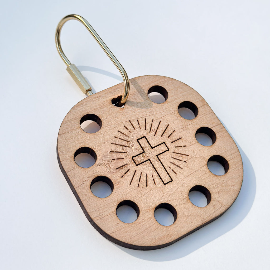 Holy Charm XL Wood (Rosary Decade)