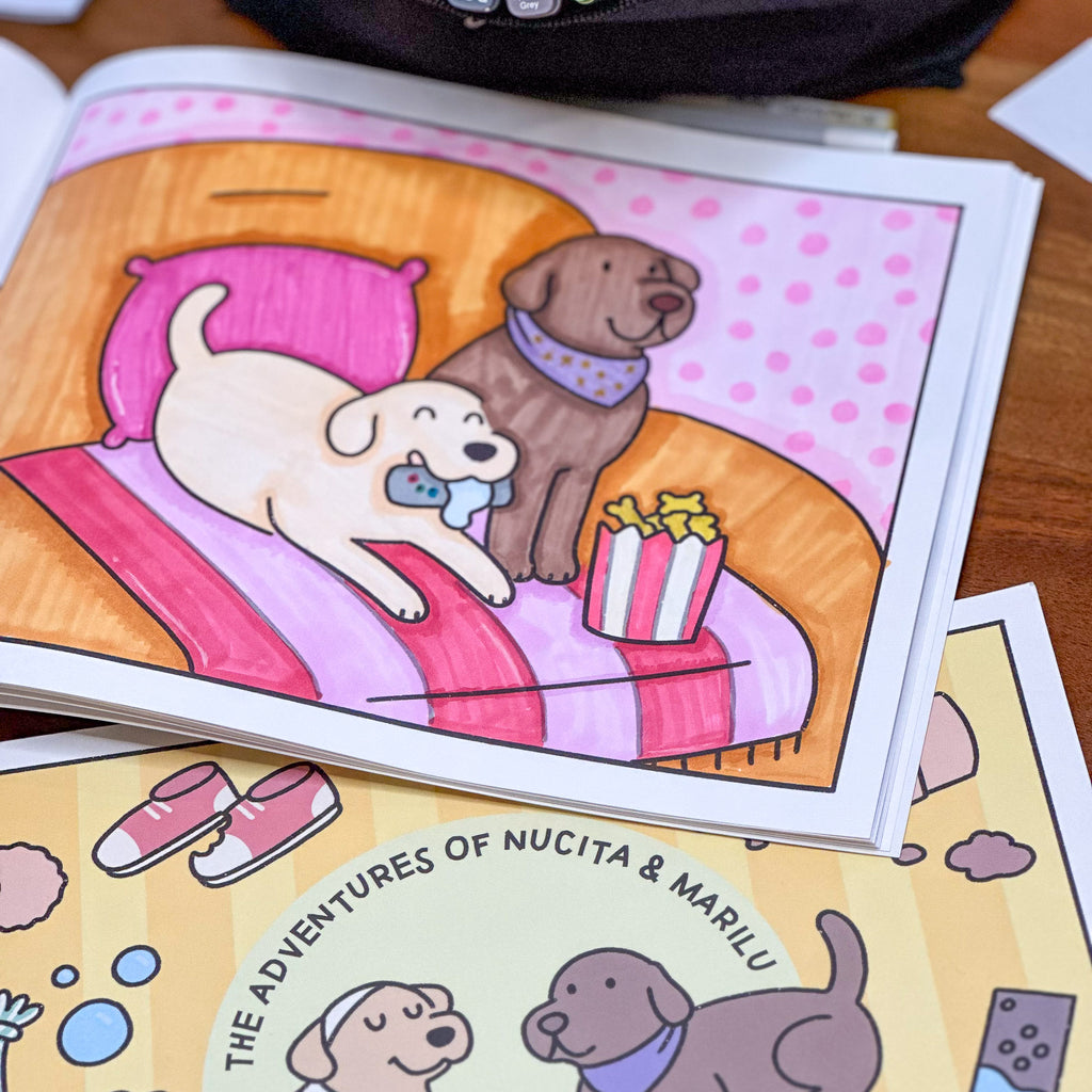 The Adventures of Nucita & Marilu Vol.1  - Coloring book
